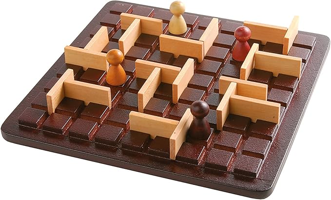Quoridor Mini | Travel-Friendly Strategy Game for Families and Adults | Ages 8+ | 2 Players | 15 Minutes