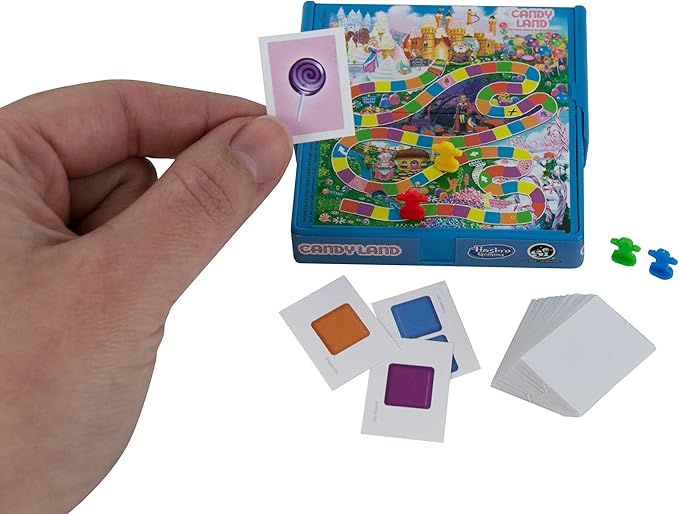 World's Smallest Board Games Set of 4 - Scrabble, Monopoly, Operation, Candy Land (Bundle)