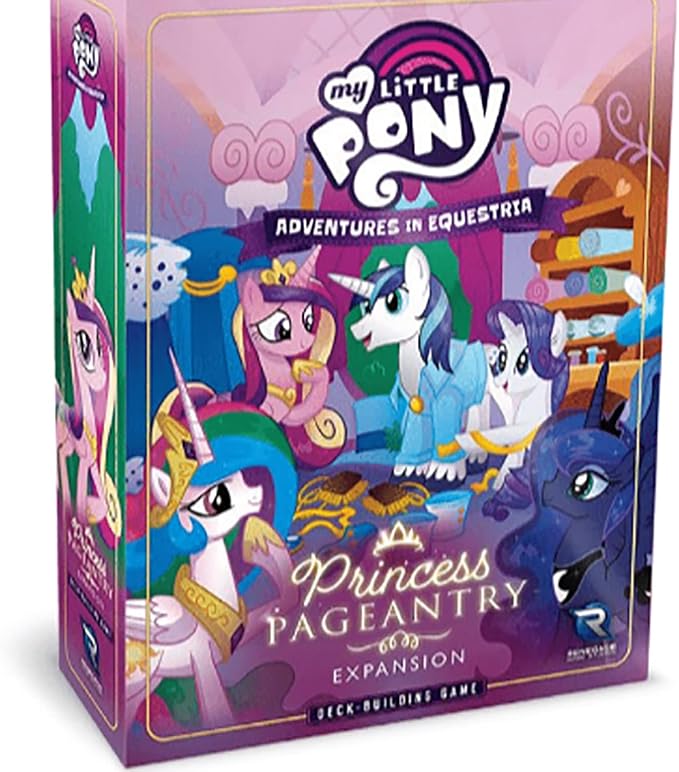 Renegade Game Studios My Little Pony: Adventures in Equestria Deck-Building Game - Princess Pageantry Expansion - Ages 14+, 1-4 Players, 45-90 Min