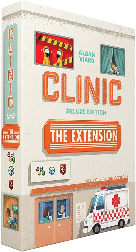 Clinic Deluxe Extension 1 - Strategy Board Game, 1-4 Players, Ages 12+, 60-150 Min Game Time