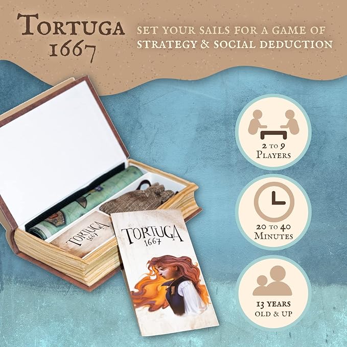 Facade Dark Cites Series Board Game of Strategy, Deceit, and Luck - Card Game for Teens Adults and Family - Tortuga 1667