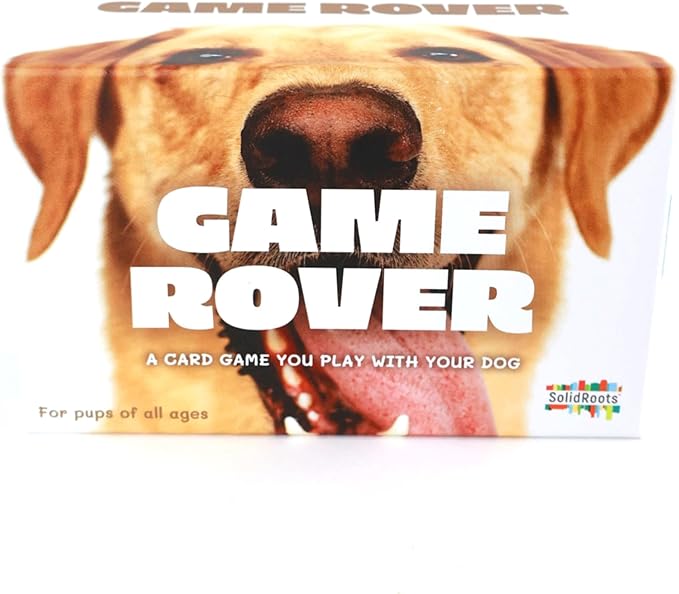 Spin Master Games, SolidRoots Game Rover: Play with Your Dog, Interactive Activity for Bonding with Dogs & Family, 2-12 Players, for Ages 8 & Up