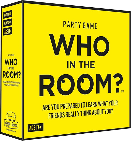 Hygge Games Who in The Room? Party Gamef Yellow