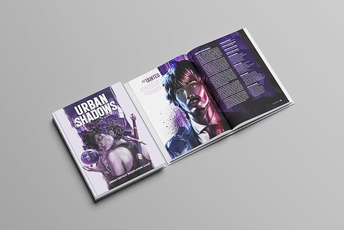 Magpie Games Urban Shadows 2nd Edition: Core Book – Urban Fantasy RPG with Factions and Intrigue