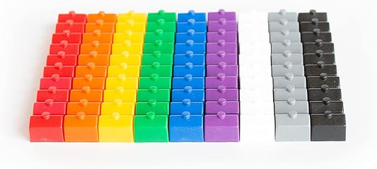 Plastic Houses: Black, Grey, White, Red, Orange, Yellow, Green, Blue, and Purple Color Board Game Replacement House (Colored Miniature Town & City Buildings, Board Game Playing Pieces) | 90 Pieces