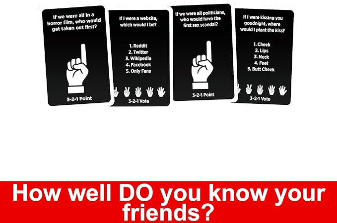Mattel Games If You were a Party Game with Ridiculous Questions & Finger Voting with Cards & Spinners for 3 to 8 Players