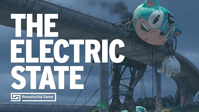 Free League Publishing The Electric State Roleplaying Game Gamemaster Screen, Tabletop Roleplaying Accessory.