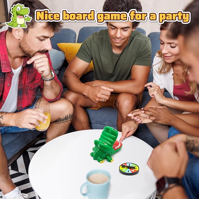Upgraded Crocodile Teeth Dentist Game For Kids, Alligator Push Teeth Down, Funny Board Game