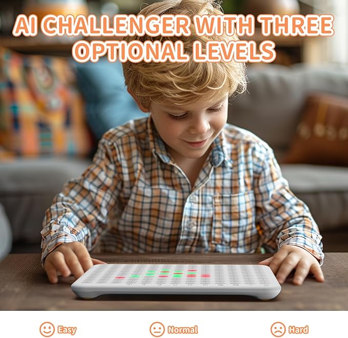 Handheld Game for Kids, Kids Games, Board Games,Family Games Chess Game for Kids and Adults, Calming Board Strategy Game Casual Interactive for Relieve Stress, Pixel Drawing Board for Girls Boys
