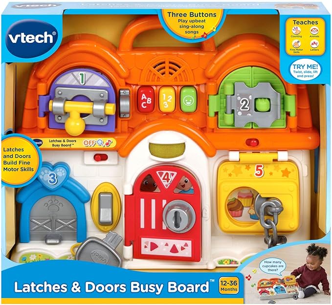 VTech Latches and Doors Busy Board