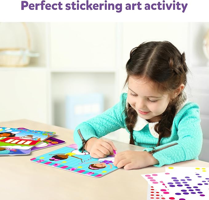 Skillmatics Dot It Sticker Art Activity - Dress Up, Mess-Free Fun for Kids, 500+ Stickers, Craft Kits, DIY Scrapbooking Activity, Travel Toys, Gifts for Boys & Girls Ages 3, 4, 5, 6, 7