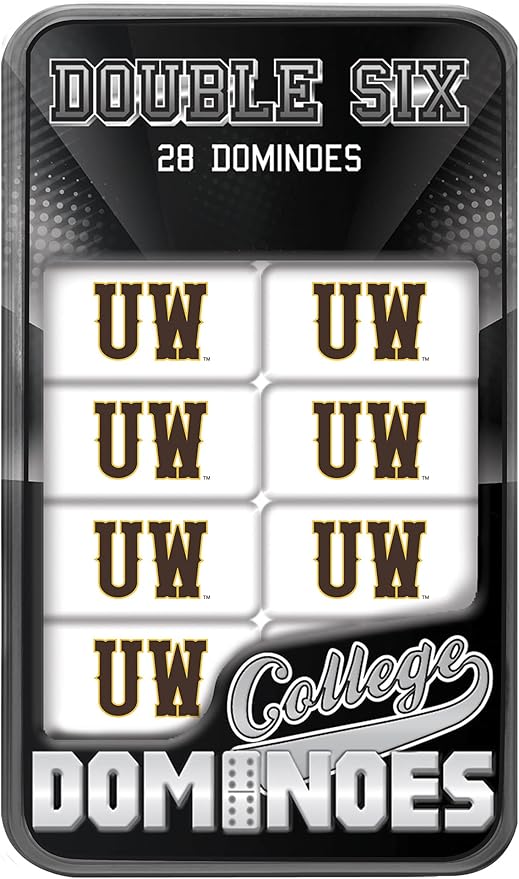 MasterPieces NCAA Collector Edition Double Six Dominoes