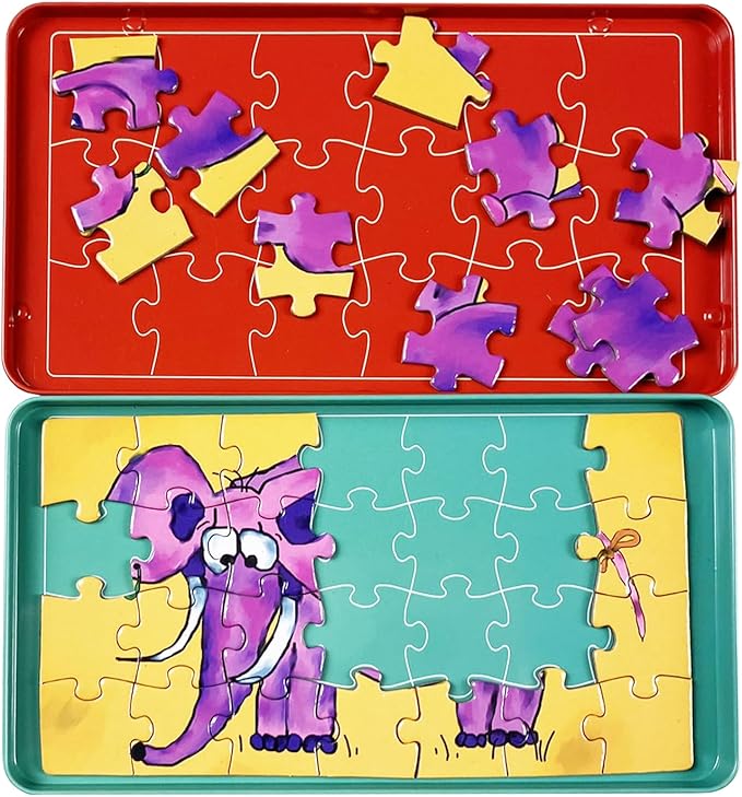 The Purple Cow Magnetic Game Box for Kids & Adults - Magnetic Puzzle Box -Improve Fine Motor Skills & Encourage Spatial Perception - Ideal for Travel