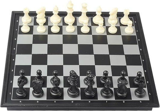 Travel Chess Set Magnetic Portable Folding Chess Board (Medium / 9.7 Inch)