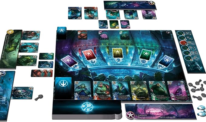 Abyss, Game of Development, Combination and Collection in Which Players try to Take Control of Strategic Locations, Exciting and Tense Gameplay, For Ages 14 and up