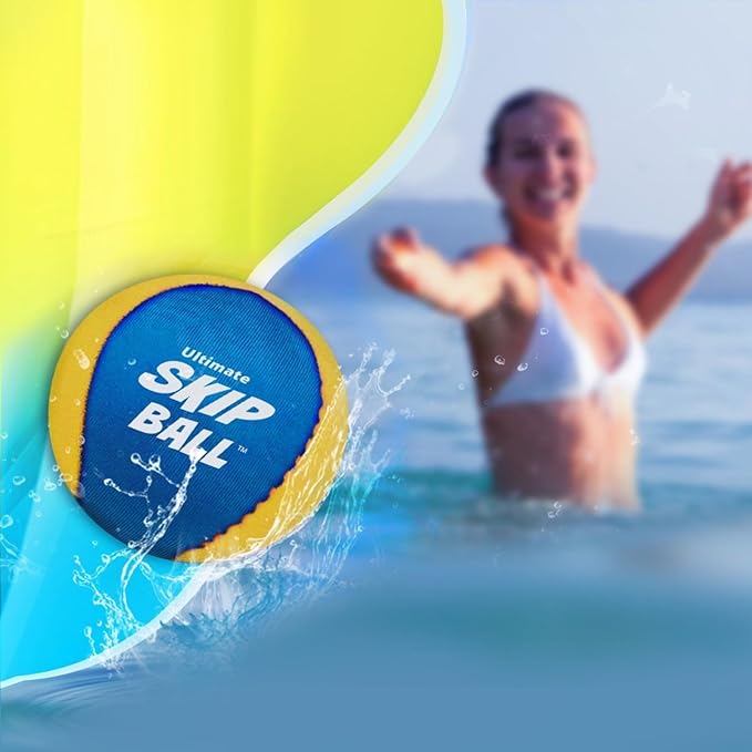 Activ Life The Ultimate Skip Ball – Water Bouncing Ball (2 Pack) Create Lasting Memories with Your Friends & Family at The Beach, Lake or Pool - Great for All Ages