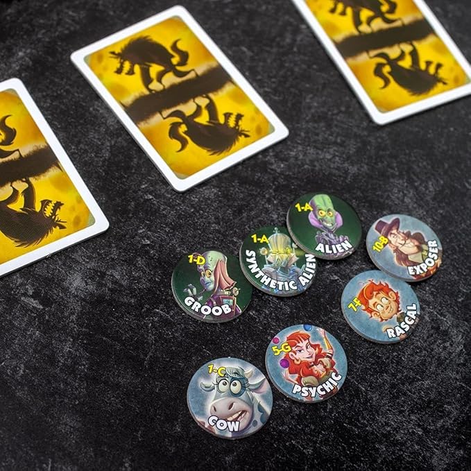 One Night Ultimate Alien, Fun Party Game for Large Groups, Fast-Paced Gameplay, Engaging Social Deduction, Hidden Roles & Bluffing, Great Game for Kids & Families