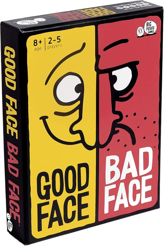 Big Potato Good Face Bad Face: Hilarious Party Travel Game for Family and Adults