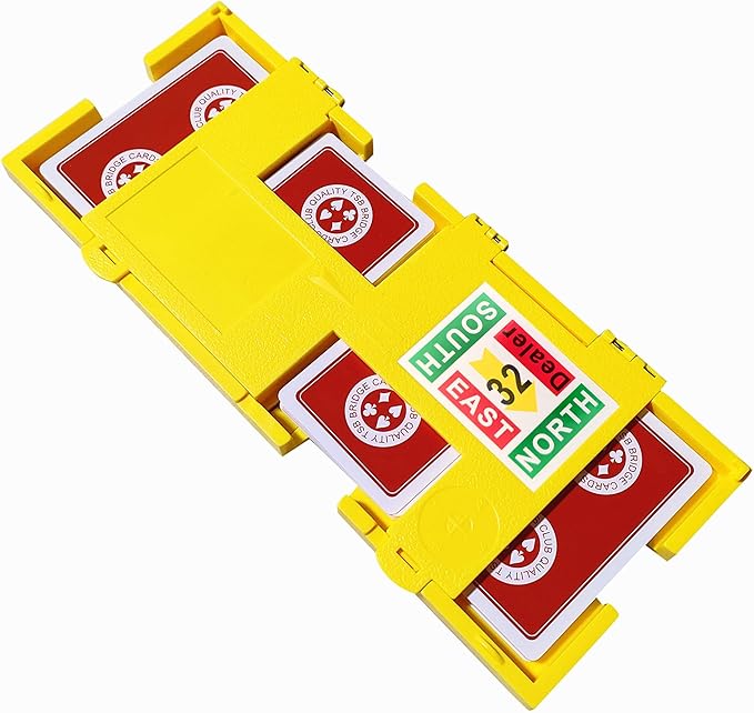 TSB Duplicate Boards for Bridge Game Set of 16 PCS - Duplicate Bridge Boards for Dealing Machine - Home Bridge Cards Game Kit - Duplicate Boards for Bridge Cards