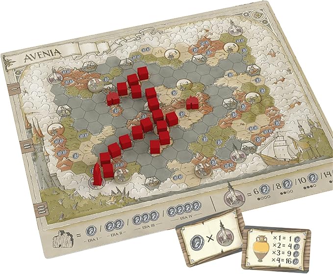 AEG The Guild of Merchant Explorers | Explore The World, Establish New Settlements | Nautical Voyage Adventure Board Game | 1-4 Players | Ages 10+