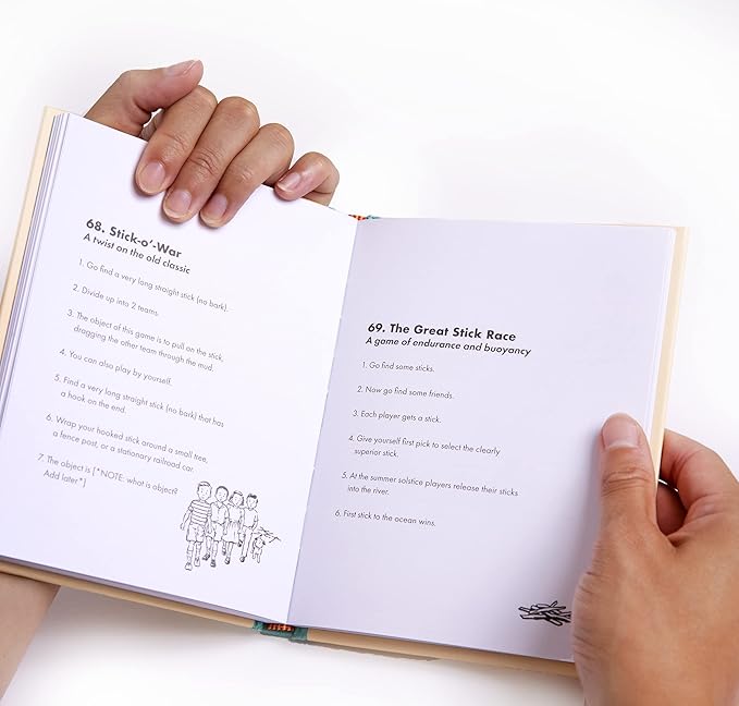 100 Games to Play with a Stick [A Hilarious Parody Book & Gag Gift]
