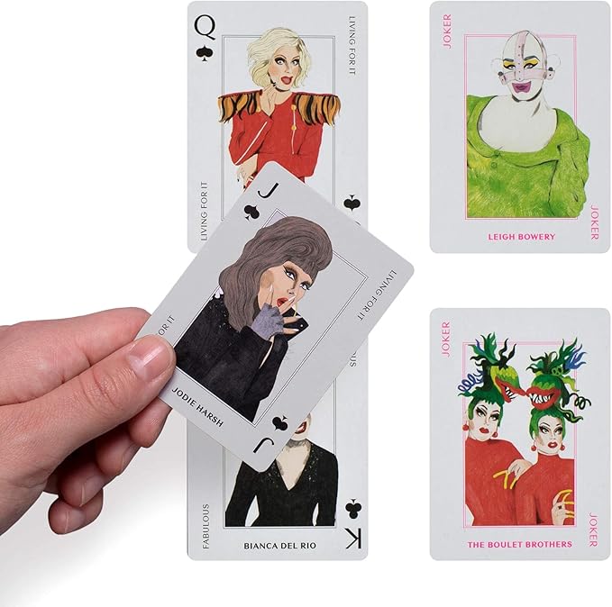 Laurence King Queens: Drag Queen Playing Cards