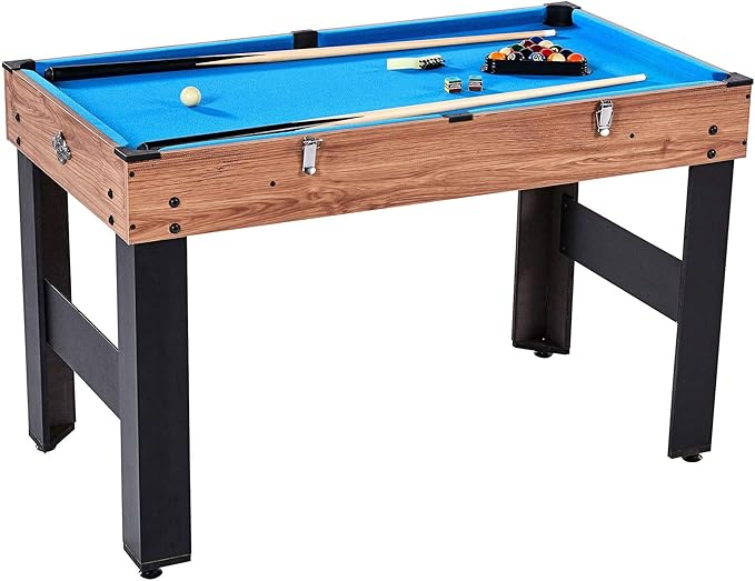 Lancaster 3 in 1 Sports Multigame, Pool Billiards, Slide Hockey, Foosball Game Table