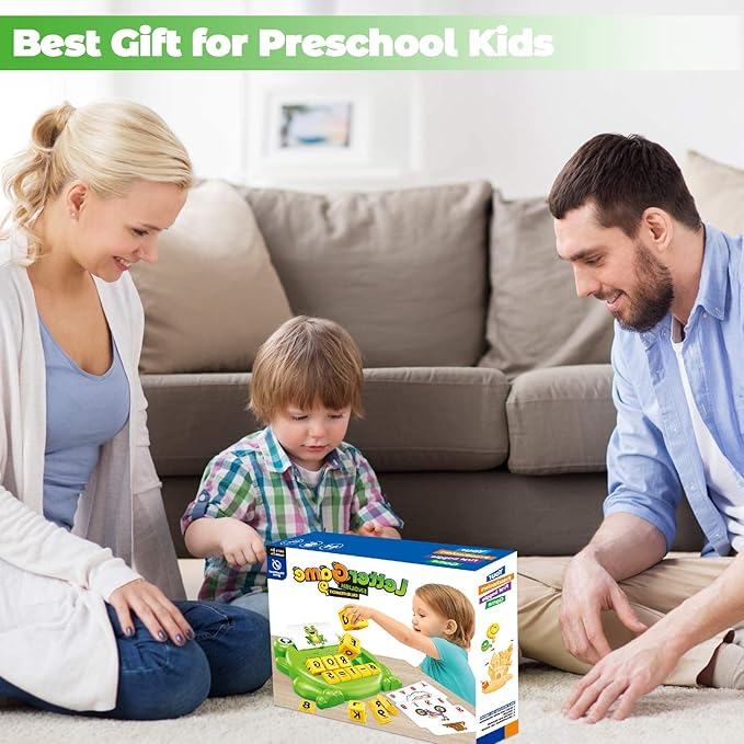 Learning Toys for Kids Birthday Gift, Matching Letter Game and Math Games, Preschool Educational Toys for Ages 3-8, Birthday Party Halloween Xmas Easter Gifts for 3 4 5 6 7 8 Year Old Boys Girls