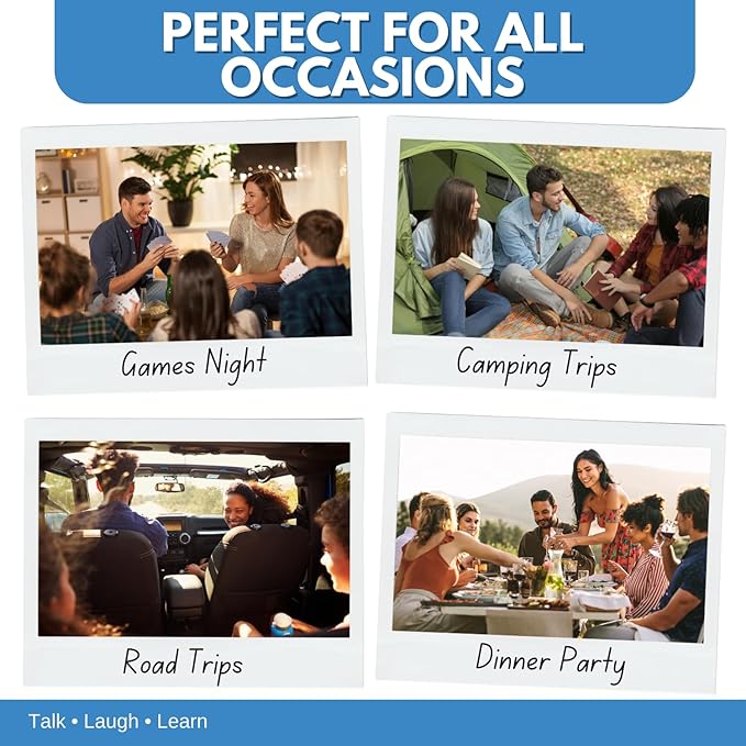 ? WORD TEASERS Generations - Trivia Game for Family Game Night - Fun & Funny Trivia Card Game for Millennials & Boomers - Family Party Game - 150 Trivia Cards for Adults & Kids