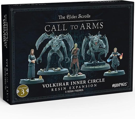 Modiphius Entertainment The Elder Scrolls: Call to Arms - Volkihar Inner Circle - 5 Unpainted Resin Figures