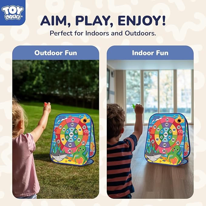 TOY Life Bean Bags Toss Carnival Games, Toddler Outdoor Toys for Kids Ages 4-8, Cornhole, Outside Toys for Toddlers, Indoor Lawn Backyard Yard Games Birthday Party Game, Gift for Boys