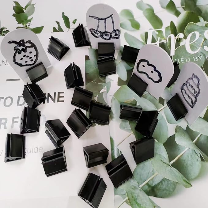 100Pcs Plastic Game Card Stands Board Markers Plastic Card Holder for Board Game,DIY Game Card,Party Favor,Home or Office Organization