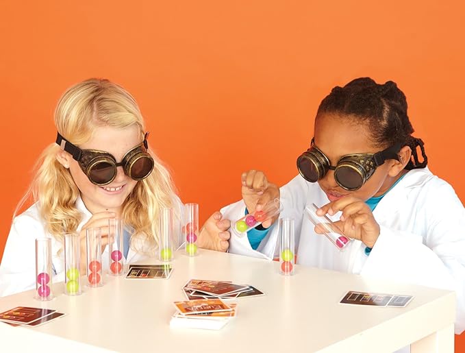 Logic Puzzle Card Game, Brain Teaser Test Tube Strategy Tabletop Party Game, Kids Teens Adults Family Game Nights Board Games, Ages 8+, Dr. Eureka by Blue Orange Games