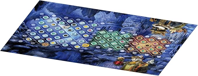 Sir Ocelot's Cave Board Game - Treasure Hunting and Gem Collecting Strategy Game, Fun for Families, Kids & Adults, Ages 8+, 2 Players, 20 Minute Playtime, Made by Lookout Games