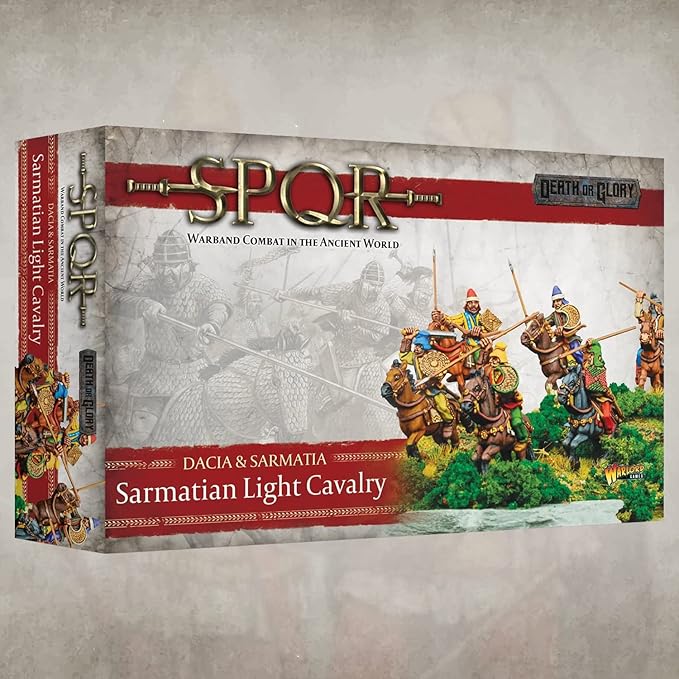 Wargames Delivered SPQR - Dacia & Sarmatia - Sarmatian Light Cavalry. 28mm Miniatures Base, Roman and Greek Military Legion Miniatures for Miniatures Wargames, and Roman War Games by Warlord Games