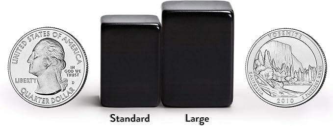 Yellow Mountain Imports Japanese Riichi Mahjong Set - Black Standard Size Tiles and Vinyl Case - with East Wind Tile, Set of Scoring Sticks, & Dice