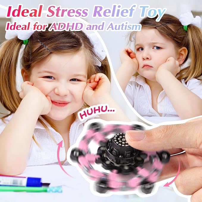 for Mom Fidget Toys for Teen Girls, Transformable Fidget Spinners for Kids,Sensory Toys for Girls and Boys, Stocking Stuffers for Kids Adults Party Favors Toy