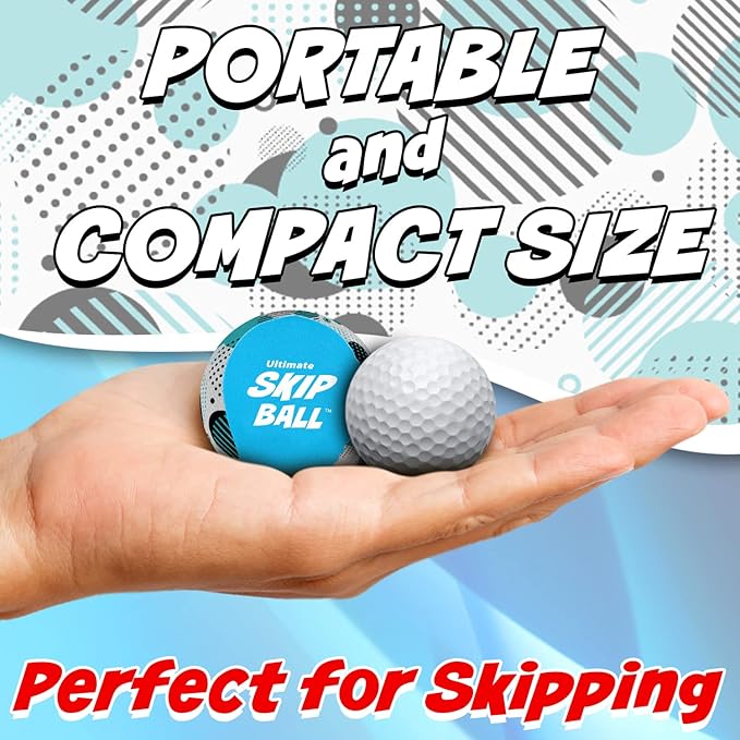 Activ Life The Ultimate Skip Ball – Water Bouncing Ball (2 Pack) Create Lasting Memories with Your Friends & Family at The Beach, Lake or Pool - Great for All Ages