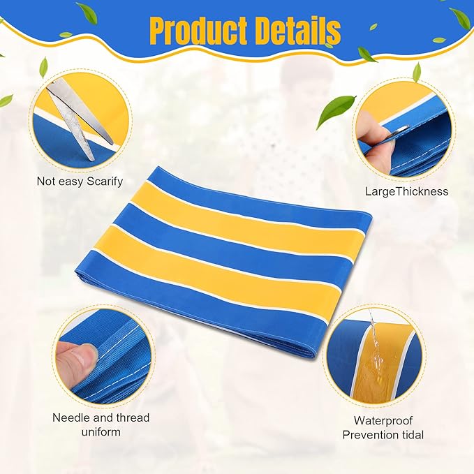 2 Pcs Teamwork Games Group Learning Activity Run Mat Teamwork Building Carnival Games Mat Indoor Outdoor Group Games Race Run Mat Recess Equipment for Elementary School Office Field Day Backyard Party