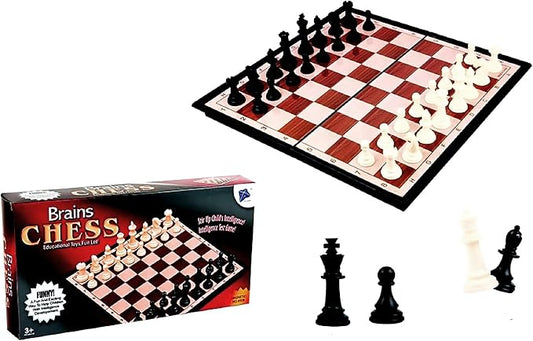 Travel Chess Set Magnetic, 9.8inches Mini Lightweight Chess Set Travel, Portable Chess Board, Party Journey Family Game, Ideal Gift for Birthday and Festival, Foldable Board Storage Box