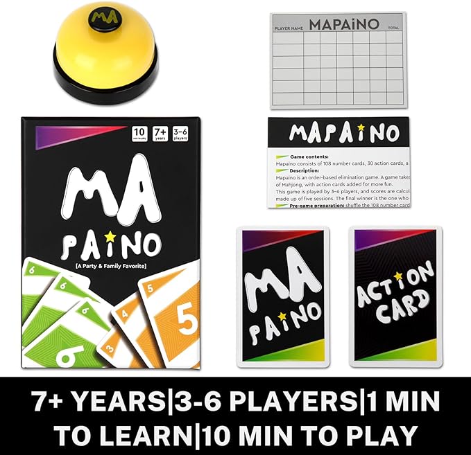 Original Card Games for Families-Adult and Kids Party Games for Family Game Night-Fun Card Games for Teens-Best Gifts for Kids 8-12