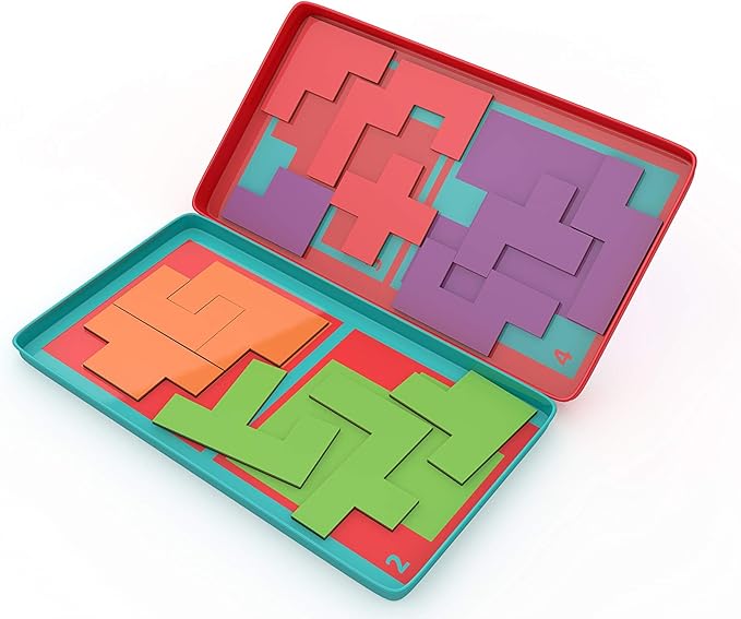 The Purple Cow- Brain Teaser Puzzles- Magnetic Travel Game. Great for Travel and on-The-go. Learning Activity for Boys and Girls.