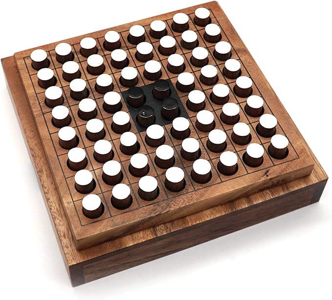 BSIRI Classic Board Game Othello Strategy Games of Family Games for Adults and Children which Playing in 2 Player Board Games to Challenges The Mastermind Game Pieces