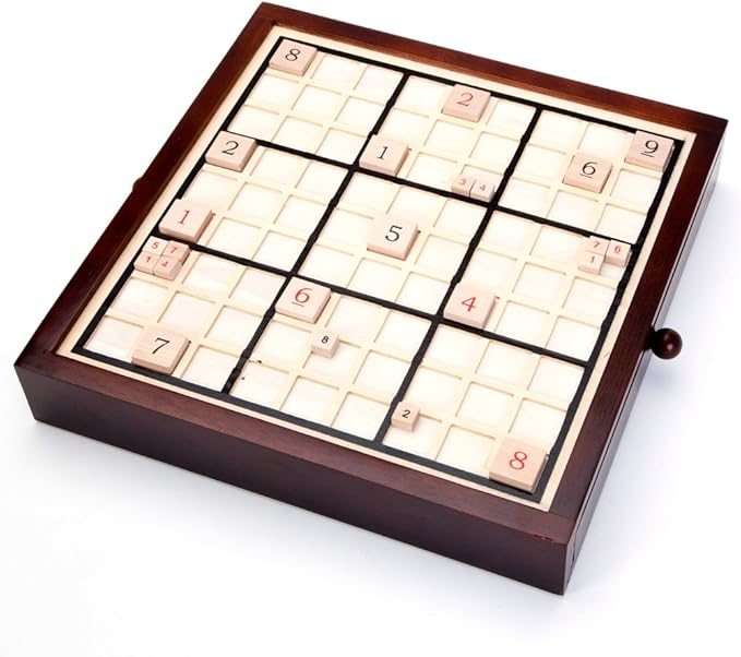 Bits and Pieces Deluxe Wooden Sudoku Board Game
