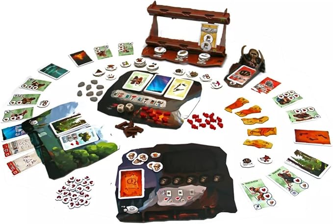Paleo Board Game - A Cooperative Paleolithic Adventure for Strategy Enthusiasts! Cooperative Game, Fun Family Game for Kids & Adults, Ages 10+, 2-4 Players, 45-60 Minute Playtime, Made by Z-Man Games