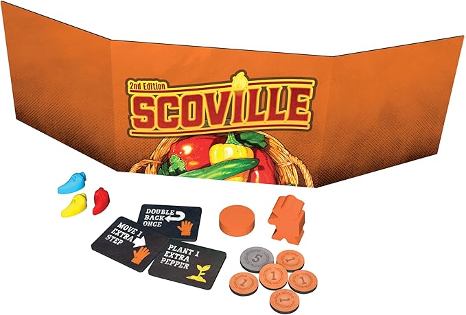 Trick Or Treat Studios, Scoville 2E - Revitalized Hot & Spicy Strategy Farming Board Game - for 1 to 6 Players Ages 14+