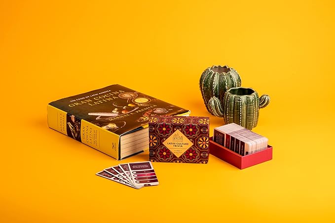 Skyline Collection Trivia Set - Latin Culture Trivia, 140 Question Cards - Game Night Entertainment for Families & Friends