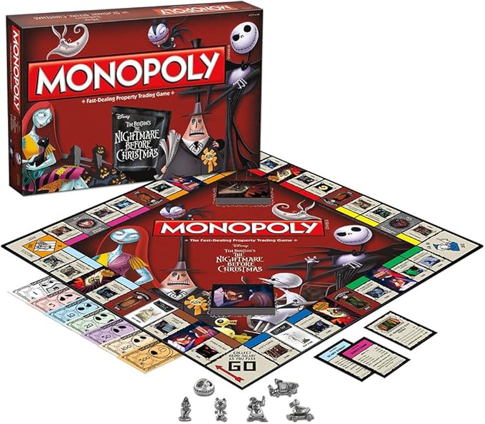 Monopoly Tim Burton's The Nightmare Before Christmas Board Game