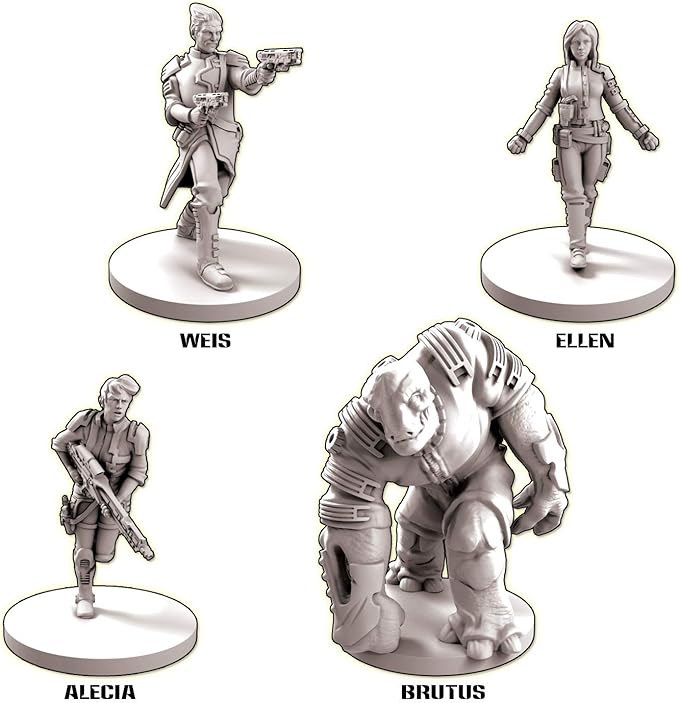 Battle Systems Core Space - Yamato Crew - Sci Fi Miniature Game - Multi Level Tabletop War Game Board - Wargaming 40K Universe - BSGCSC008