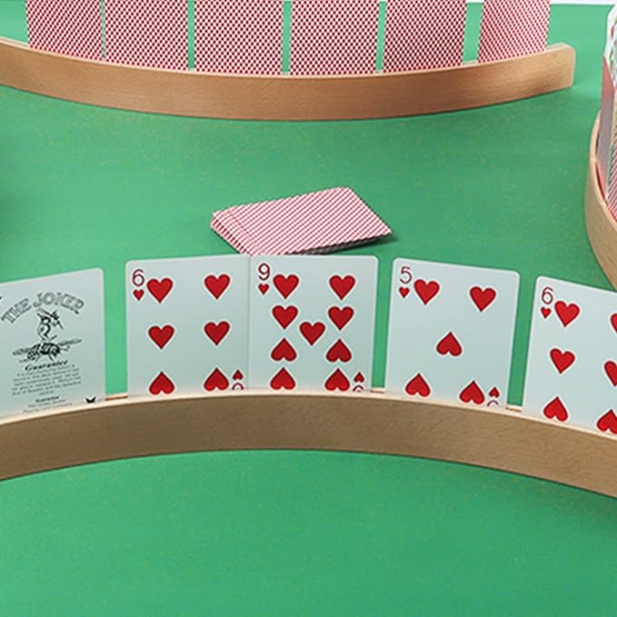 GSE Games & Sports Expert 32 x 32 Inches Rubber Anti-Slip Playmat, Mahjong, Dominoes, Poker Cards and Board Games Tabletop Cover Mat with Carrying Bag (2-Pack, Green)